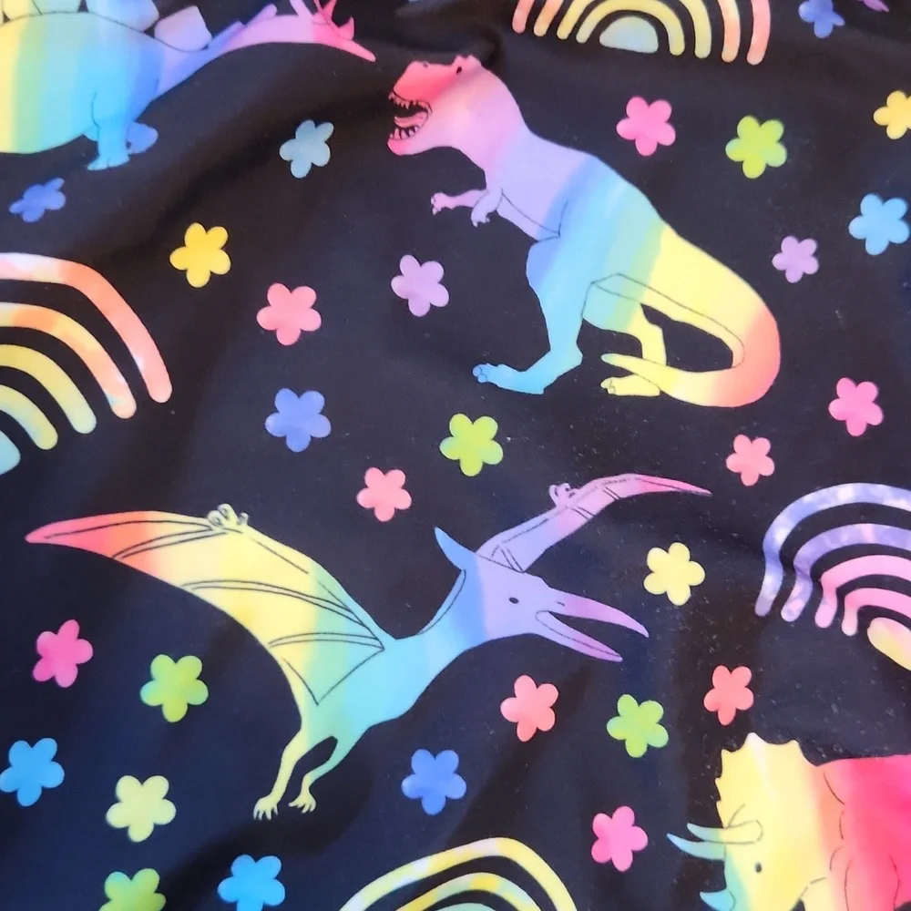 Cat & Jack Blue and Purple Kids' Swimsuit 7/8